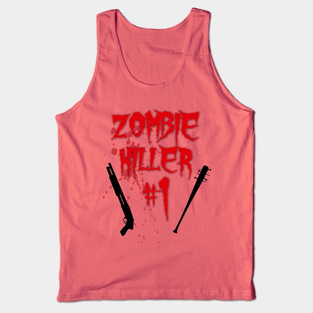 Zombie Killer #1 Tank Top by MarceloMoretti90